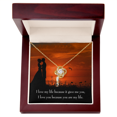 thumbnail image 5 of To My Girlfriend You are MY Life Infinity Knot Necklace Message Card, 5 of 17
