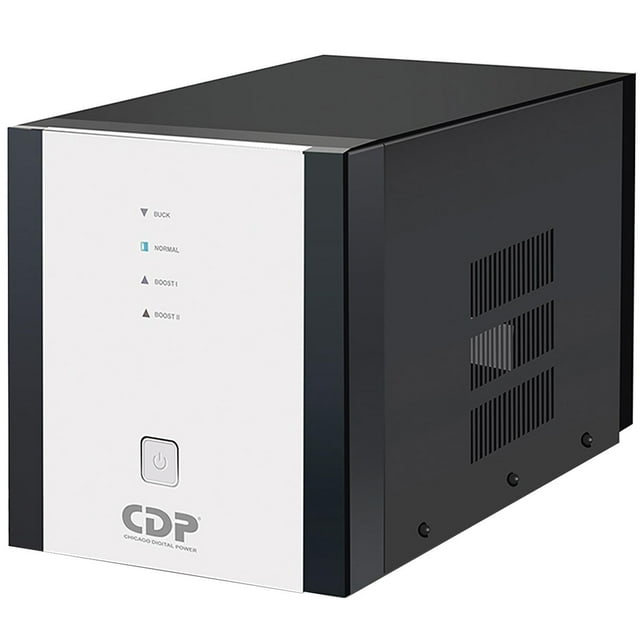 Regulador de Voltaje Electrodomesticos CDP R-AVR2408 2400VA/1200W AVR Supresor de Picos 9 Salidas