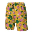 thumbnail image 4 of Logiee Strawberry Print Mens Swim Trunks Quick Dry Board Shorts,Breathable Hawaii Beach Shorts Swimwear Bathing Suits-XX-Large, 4 of 6