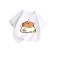 thumbnail image 2 of Huanglei Été Garçons Filles Col Rond Imprimé Animal Dessin Animé T-Shirt Décontracté Manches Courtes Tee Tops, 2 of 4