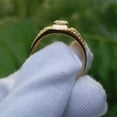 thumbnail image 2 of Round Cut Lab Created Diamond Men's Engagement Band Ring 14k Yellow Gold Plated Sterling Silver, 2 of 5