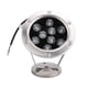 thumbnail image 3 of Foco de fuente colorido impermeable al aire libre llevado de la luz subacuática RGB 9W, 3 of 8