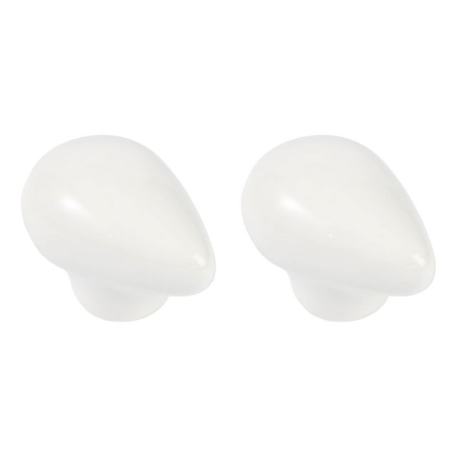 relayinert 2pcs Ceramics Cute Clouds Cartoon Drawer Handles Easy Installation And Easy Installation Color Water droplets white