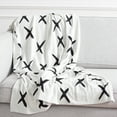 thumbnail image 4 of Safavieh Alto 50" x 60" Southwestern Cotton Throw, Black/Ivory, 4 of 8
