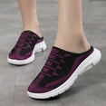 thumbnail image 5 of IUJSOY Slip on Mules for Women Knit Mesh Clogs Lightweight Comfort Walking Shoes Breathable Slippers, 5 of 9