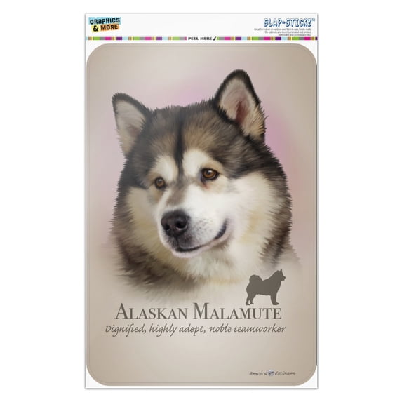 Alaskan Malamute Dog Breed Home Business Office Sign
