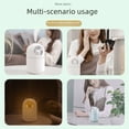 thumbnail image 3 of Minihumidificador USB con luz de noche y diseño de gato, silencioso, para el hogar, el dormitorio, el escritorio, regalo creativo, 3 of 5