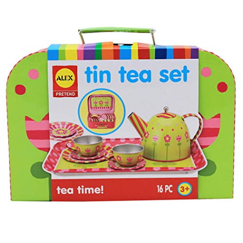 Alex Pretend Tea Time Kids Tea Set 16 Piece