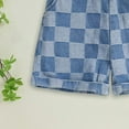 thumbnail image 5 of Staki Overalls Shorts Kids Overalls Shorts Summer Denim Shortsalls Cotton Daily Wear Rompers With Pockets 12M 18M 24M Light Blue,12-18 Months, 5 of 6