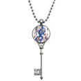 thumbnail image 1 of China Chinese Dragon Cloud Pattern Pendant Vintage Necklace Silver Key Jewelry, 1 of 3