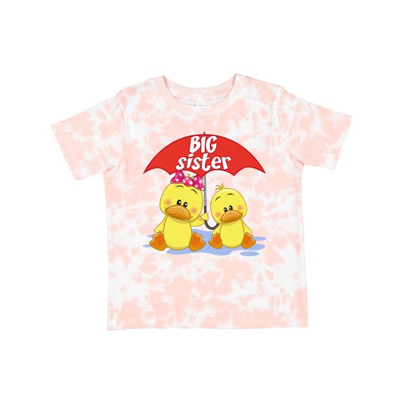 Inktastic Big Sister Duck Girls Toddler T-Shirt