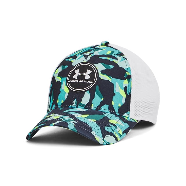 Gorra Under Armour Iso-Chill Driver Mesh negra y blanca