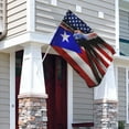 thumbnail image 4 of Flags-Puerto Rican American Flag DBX1694F, House Flag (29.5" x 39.5")-USA House Garden Flags Premium Polyester-Decorative Outdoor Flags, 4 of 5