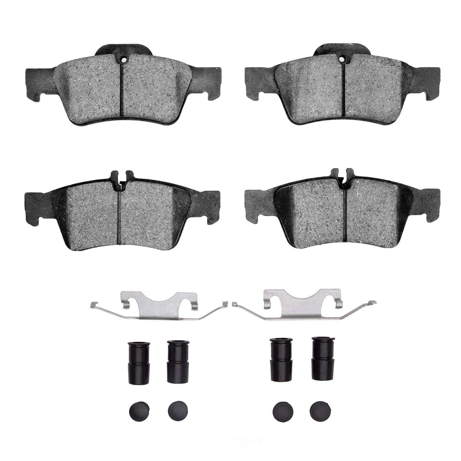 Dynamic Friction Company 1551-0986-01 DFC 5000 Advanced Brake Pads - Ceramic and Hardware Kit - OE