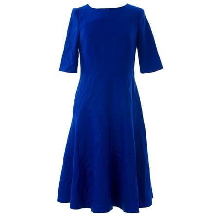 Boden - BODEN Women's Wool Skater Dress Palatinate Blue - Walmart.com