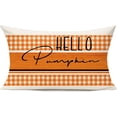 thumbnail image 3 of Fall 12X20 Lumbar Throw Pillow Covers Set of 2 Thanksgiving Autumn Decor Decorative Outdoor Cushion Cases Home Décor Decorations Halloween for Orange Patio Couch Chair Sofa Farm, 3 of 3