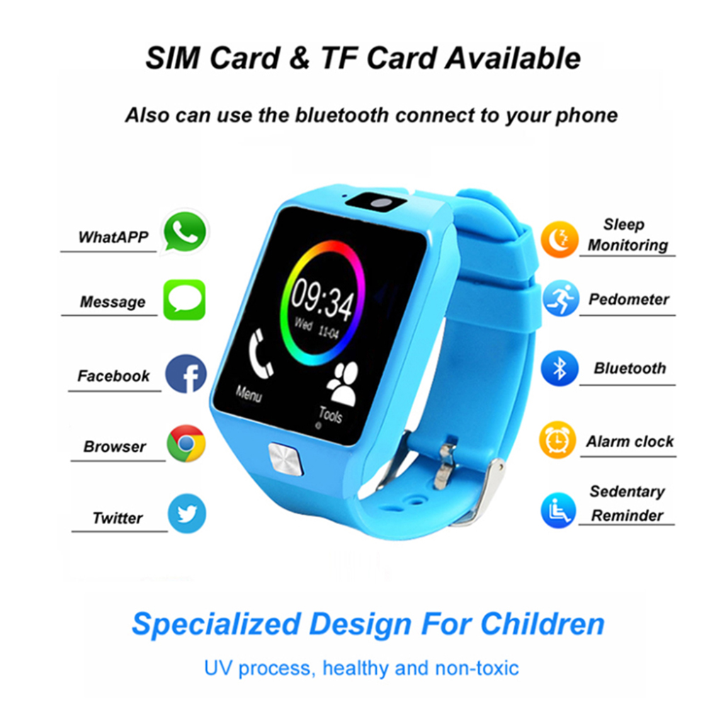 Kids Smart Watch, /IOS System Phone Call Smart Watch, With Pedometer