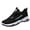 Black, variant on XIMIN Sneakers for Men Invisible Height Breathable Slip on Walking Sneaker Sport Shoes Lace Up Running Lightweight Soft Casual Fashion Comfortable Sneakers (9.5, Grey)