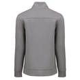 thumbnail image 3 of Men's-Cutter & Buck  Gray Real Salt Lake Roam Eco Recycled Tri-Blend Quarter-Zip Sweatshirt, 3 of 3