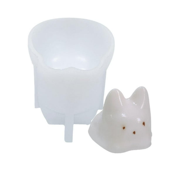 3D Cat Silicone Mold Epoxy Resin DIY Cream Pudding Wax Mol✨✨ Candle Candle X4Y7