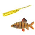 thumbnail image 2 of Soidarity Lote de 15 unidades de señuelos blandos de gusano de silicona para pesca, señuelos artificiales de pesca de 38mm, cebos artificiales Pescar 6# Soidarity DJ0680-06, 2 of 3