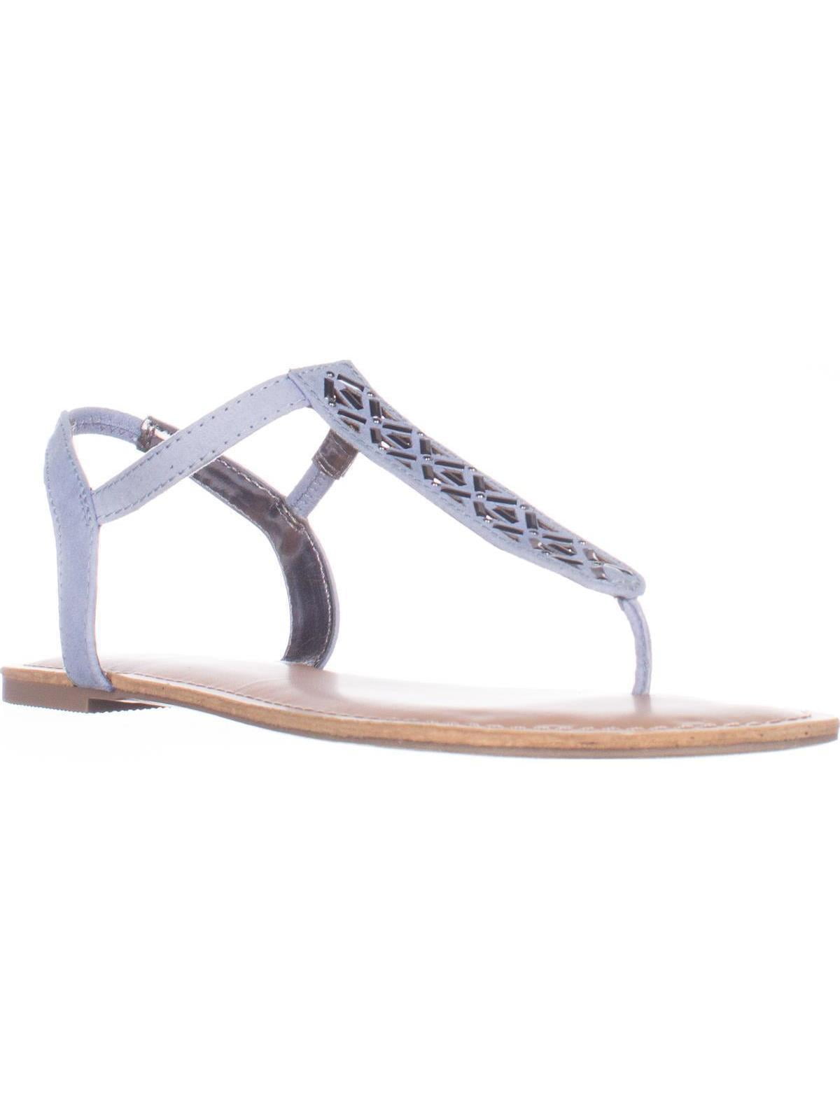 MG35 - Womens MG35 Skyler Flat T-Strap Thong Sandals, Powder Blue, 7.5 US - Walmart.com 