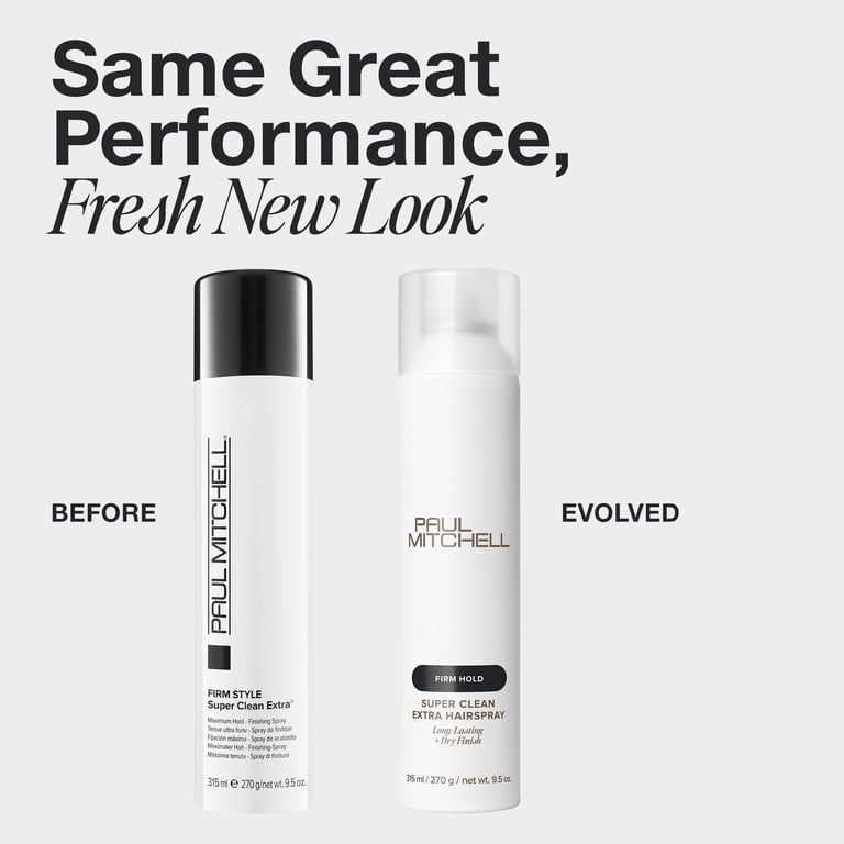 Paul Mitchell Super Clean Extra Hairspray, Long-Lasting, Firm Hold