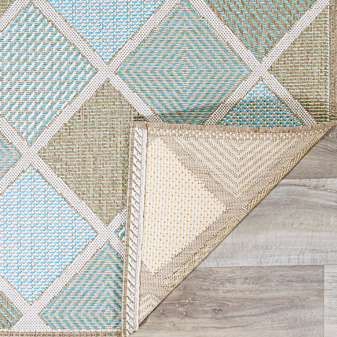Couristan Monaco Meridian Indoor / Outdoor Area Rug, Multicolor, 2'3" x 11'9" Runner
