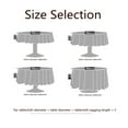 thumbnail image 4 of Round Tablecloth,Plaid Tablecloth With Lace,Polyester Table Cover For Hotel Restaurant Picnic Indoor And Outdoor Dining Garden Party-Light Green-240cm, 4 of 9