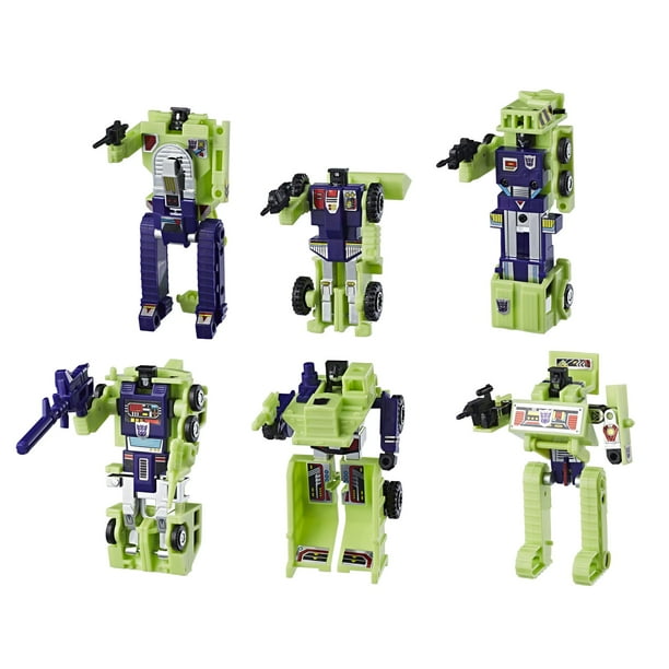 Hasbro Transformers: Paquete de colección de 6 figuras Vintage G1 Constructicon Devastator