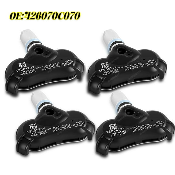Quayub 426070C070 TPMS Sensor, 315MHz Pre-Programmed Tire Pressure Sensors for Toyota Sequoia 2006-2017 Sienna 2006-2020 Tundra 2006-2017 TPS Sensor Replace 529333X200 TPM102 4pcs