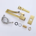 thumbnail image 4 of Creative Single Handle Deck Mounted Bathroom Brass Vessel Sink Faucet, 4 of 5