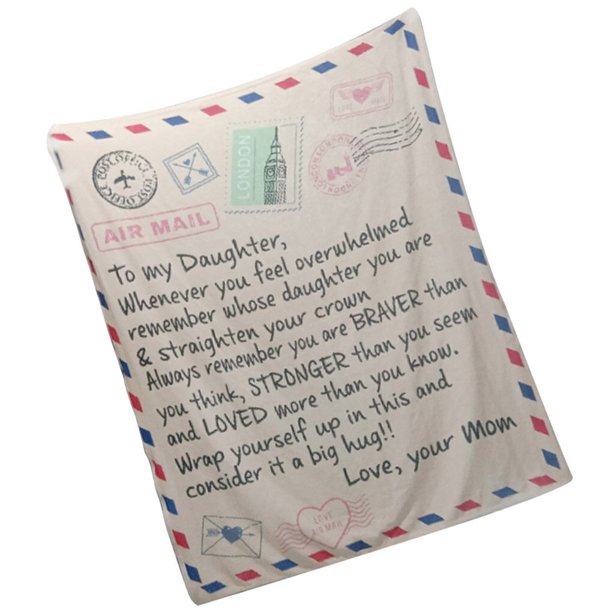 Monstrate Manta cálida Elenxs con letras de mensaje, manta de franela suave, regalo para sofá, silla Juegos de cama No.9