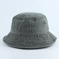 thumbnail image 4 of CoCopeaunts Denim Bucket Hat for Women Street Travel Work Wild Wear Men Fisherman Hats Lightweight Collapsible Cotton Basin Hat, 4 of 8