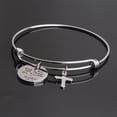 thumbnail image 4 of Sliver With God All Things are Possible Cross Bracelet Religious Jewelry Inspirational Gift, 4 of 4