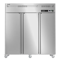Coolski 72"" W 54 Cu Ft 3-Door Commercial Upright Refrigerator, Stainless Steel