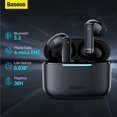 thumbnail image 2 of Baseus Bowie E9 Auricular inalámbrico Bluetooth 5.3 con 4 micrófonos ENC Verdadero auricular inalámbrico Cancelación de ruido Gaming Sport HiFi Earbud Tan Jianjun unisex, 2 of 2