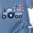 thumbnail image 4 of peqiut Toddler Baby Boy Clothes 0 6 12 18 24 Months 3T Letter MAMA'S BOY Short Sleeve T Shirt Top and Pants with Pocket Cute Summer Outfit 2Pcs Set, 4 of 4