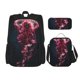 thumbnail image 1 of Easygdp Mesmerizing Pink Jellyfish Mochila para Niños y Niñas con Set de Caja de Almuerzo y Estuche para Lápices 3 en 1, Mochila Escolar Estampada para Adolescentes, 1 of 7