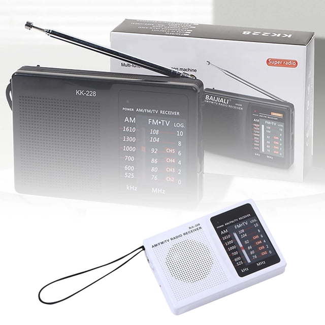 Klonfd Vintage AM FM Radio KK 228 Portable Two Band Retro Style Receiver With High Sensitivity And Clear Sound For Home Use