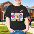 thumbnail image 2 of WERYOUNG Kids Back To School T Shirts Cute Cartoon Printed Crewneck Short Sleeve Tees First Day Of School Shirt For Girls Comfortable Tops 3-4 Years, 2 of 7