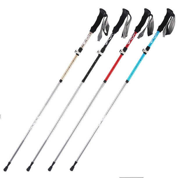 SPRING PARK Walking Trekking Poles, Folding Aluminum Hiking Sticks for