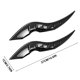thumbnail image 3 of Car Roof Devil Horns Decoration Carbon Fiber Style Exterior Car Roof Sticker With Airflow Guide, 3 of 6