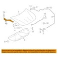 thumbnail image 3 of For 13-16 FR-S & 17-18 86 Coupe 2.0L Front Hood Hinge Bracket RH Passenger Side, 3 of 4