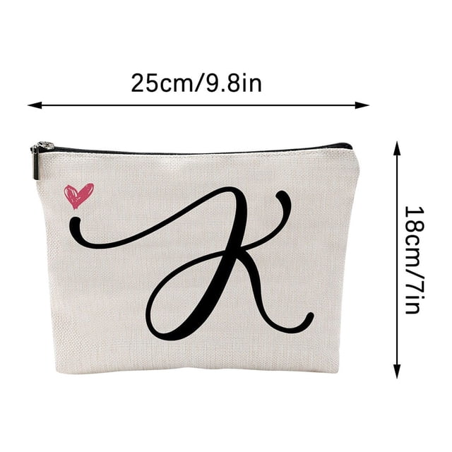 Gifts for Girlfriend,Makeup Case Toiletry Bag with You Send Love Message, Friend Presentation