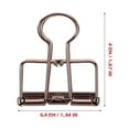 thumbnail image 2 of 20 Pcs Paper Clips Office Supplies Binder For Scatchbook Scapbook Metal Document Alloy Elliot Folder Vintage, 2 of 6