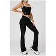 thumbnail image 3 of Top-kevin Womens Workout Sets Two Piece Spaghetti Straps Tank Top Matching High Waist Leggings Gym Work Out Outfits with Pockets, 3 of 5