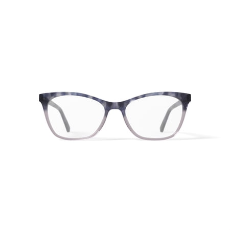 Christian Siriano Women's Taylor Square Prescription Eyeglasses with Case, Pink Tortoise Gradient