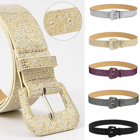 Only Moment Black Fashion Belts for Women Pu Leather for Jeans Pants Ladies Waist Belt Casual Fashion Trend Belt for Women One Size