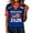 Blue, variant on 2026 Soccer Cup Fan Jersey for Women Short Sleeve Country Football Shirt USA World Soccer Flag Printed & Soccer Graphic T Shirts White M